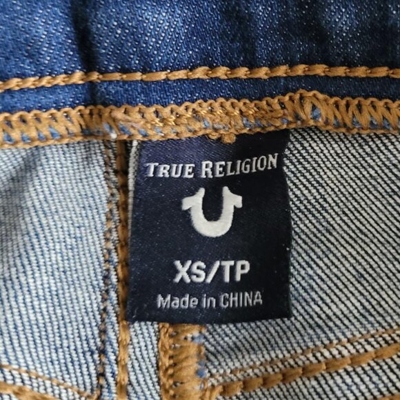 True Religion Medium Wash Pull-on Jeggings - Picture 7 of 14